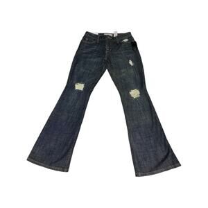 29x33 New Vintage Y2K Baby Phat Jeans Womens Blue Denim Cat Flare Bell Boot Cut